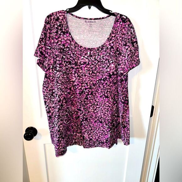 ROAMANS BRAND WOMENS PLUS SIZE BLOUSE - Picture 1 of 5